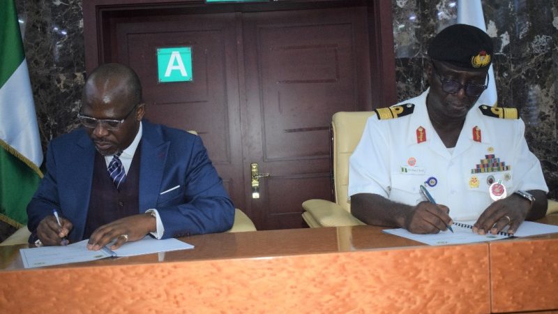 NSIB Signs Agreement With Nigerian Navy On Transportation Safety