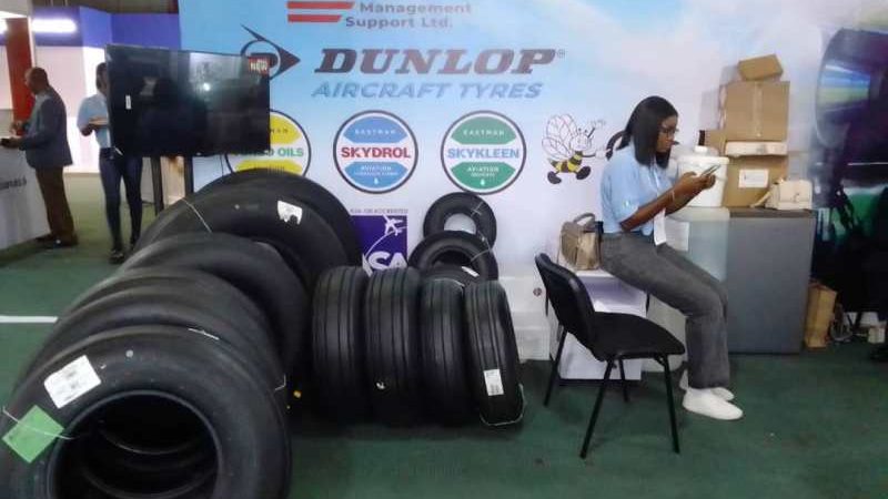 AMSL Samples Quality Dunlop Aircraft Tyres, Others At 7th Aviation Africa Summit