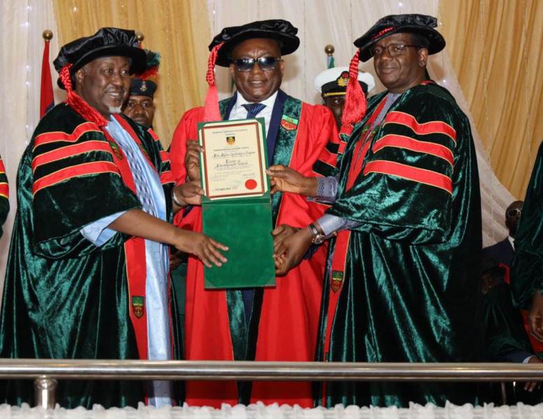 NDA 33rd Convocation: Onyema Bags Doctorate Degree