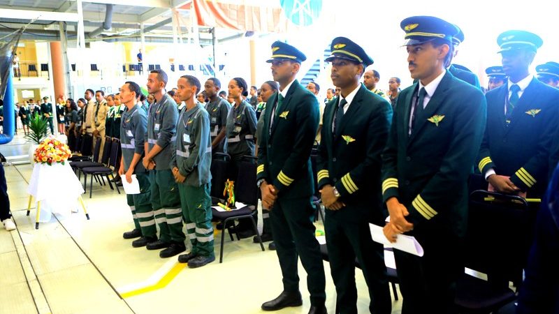 Ethiopian Aviation University Graduates 800 Professionals