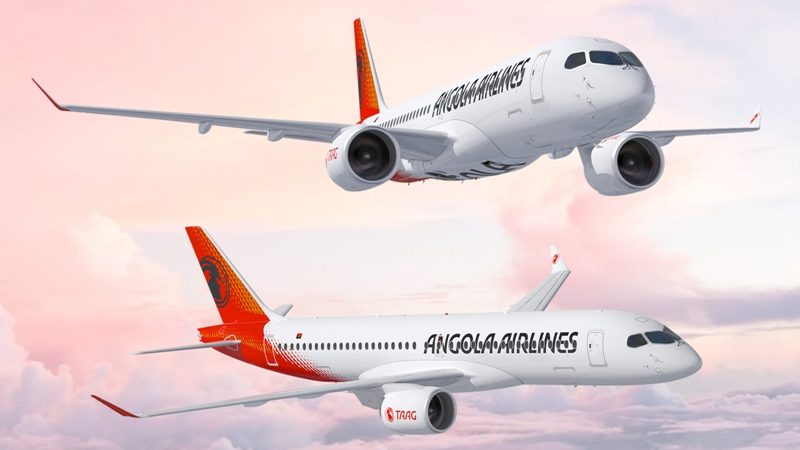 TAAG Angola’s Ordered A220 To Be Delivered With The New Livery