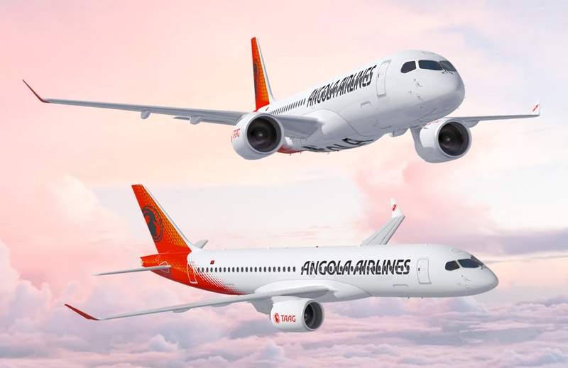 TAAG Angola’s Ordered A220 To Be Delivered With The New Livery