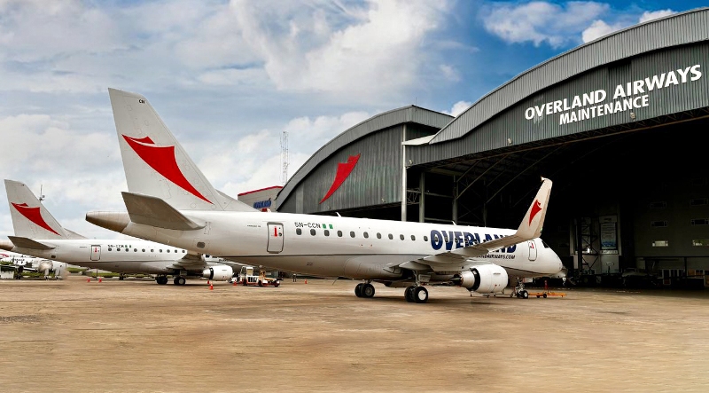 Overland Starts Direct Lagos-Abuja Flights Tomorrow, Receives Second New E-175 Jet