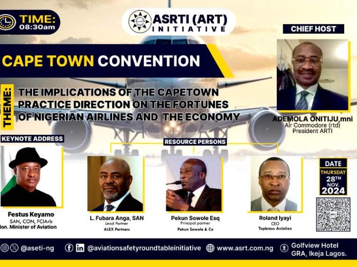 ASRTI BBM To Examine Implications Of Cape Town Practice Direction On Aviation Sector