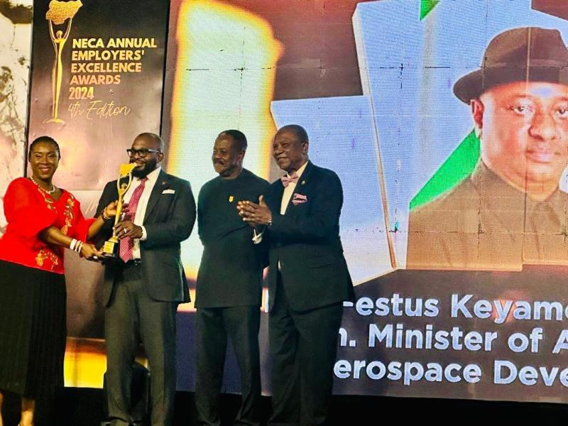 NECA Confers Minister Keyamo With The “Visible Impact In Public Service” Award