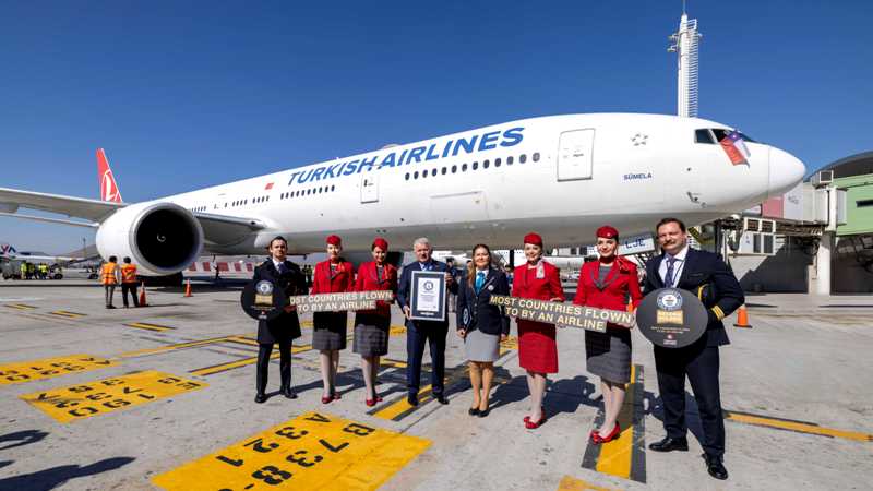 Guinness Records: Turkish Airlines Wins “Most Countries Flown To By An Airline”