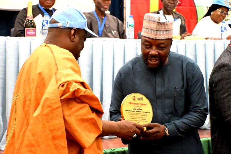 Arik Air Receives Labour Friendly Airline Of The Year 2024 Award