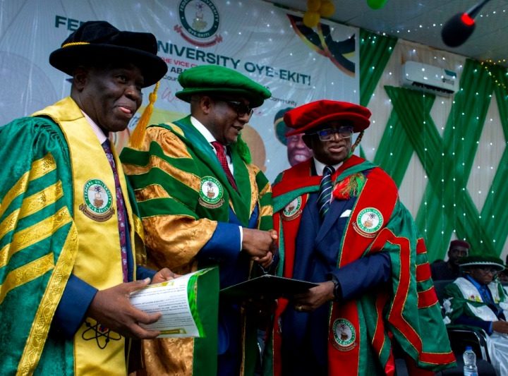 Allen Onyema Receives Honorary Doctorate From FUOYE