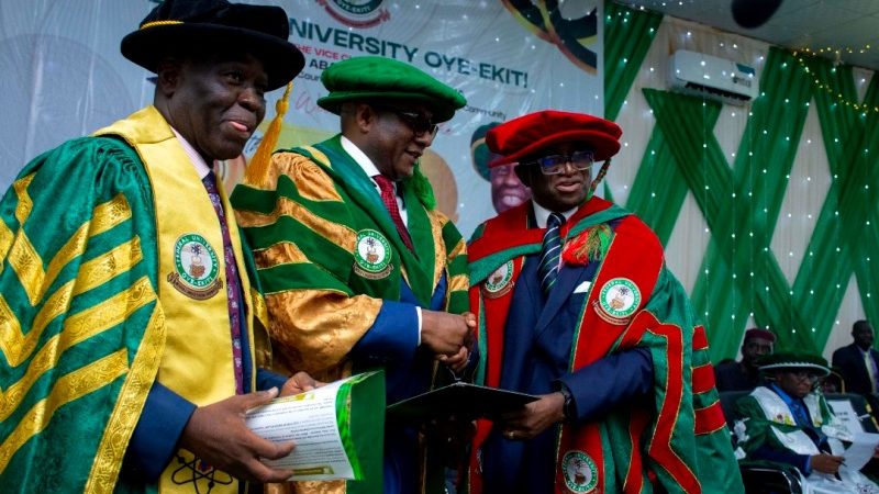 Allen Onyema Receives Honorary Doctorate From FUOYE