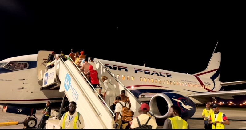 Air Peace Executes Free Rescue Flight To Abidjan, Repatriates 78 Trafficked Nigerians