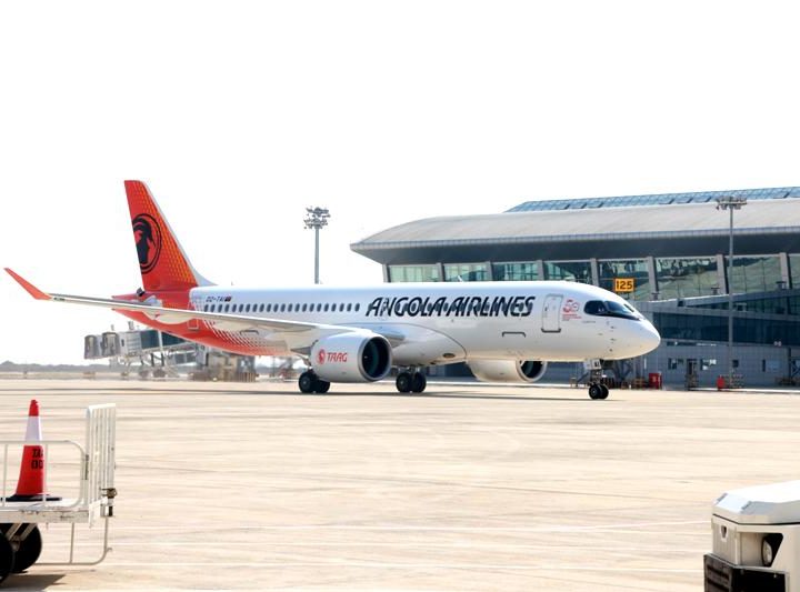 TAAG Angola Receives Third A220-300, Transfers Int’l Flights To Luanda New Airport