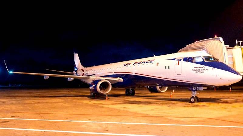Air Peace Expands Fleet, Receives First Embraer 190 Aircraft
