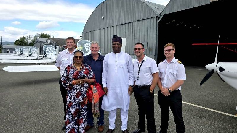 Nigeria’s Aviation Minister Inspects Dublin Air School, Discusses NCAT-Newcastle Aerodrome Collaboration