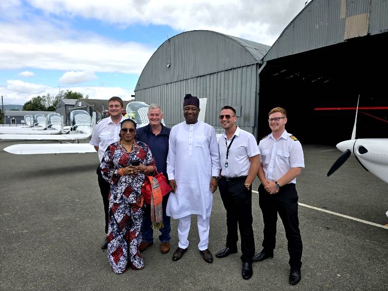 Nigeria’s Aviation Minister Inspects Dublin Air School, Discusses NCAT-Newcastle Aerodrome Collaboration