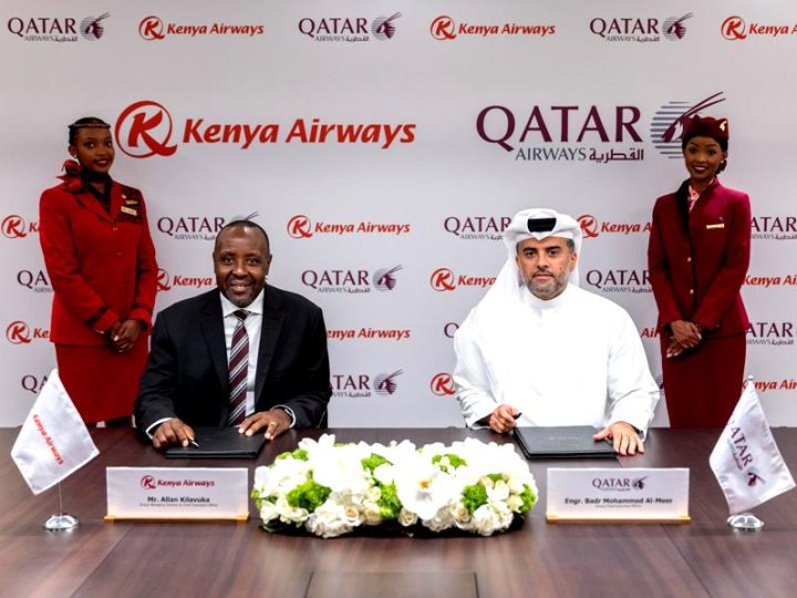 Qatar Airways, Kenya Airways Ink A Strategic Partnership