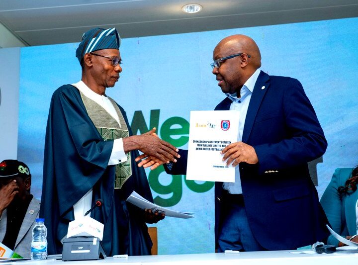 Ibom Air, Akwa United Football Club Sign Strategic Partnership