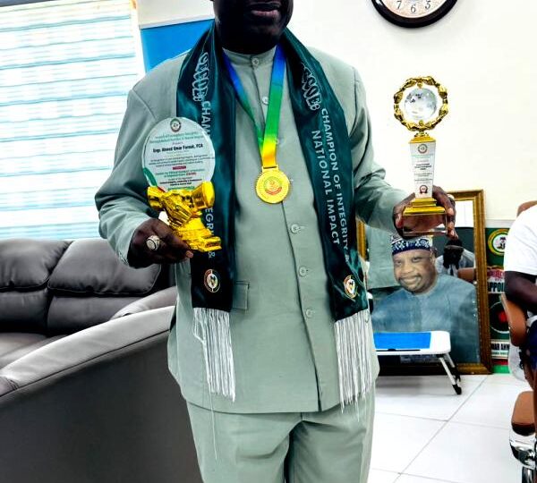 NAMA MD Honoured For Exemplary Leadership, Ethical Excellence