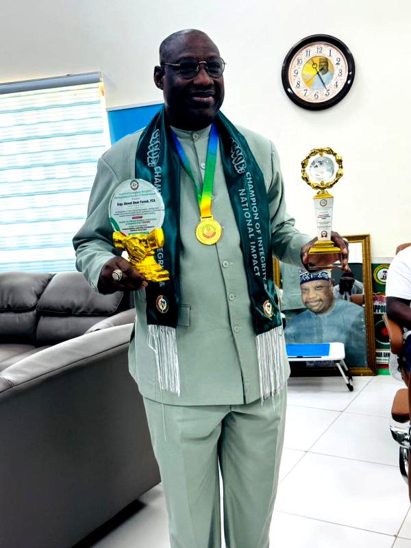 NAMA MD Honoured For Exemplary Leadership, Ethical Excellence
