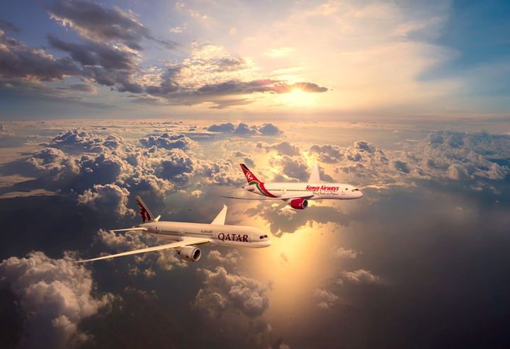 Qatar Airways, Kenya Airways Expand Partnership With Codeshare Flights To 19 Destinations