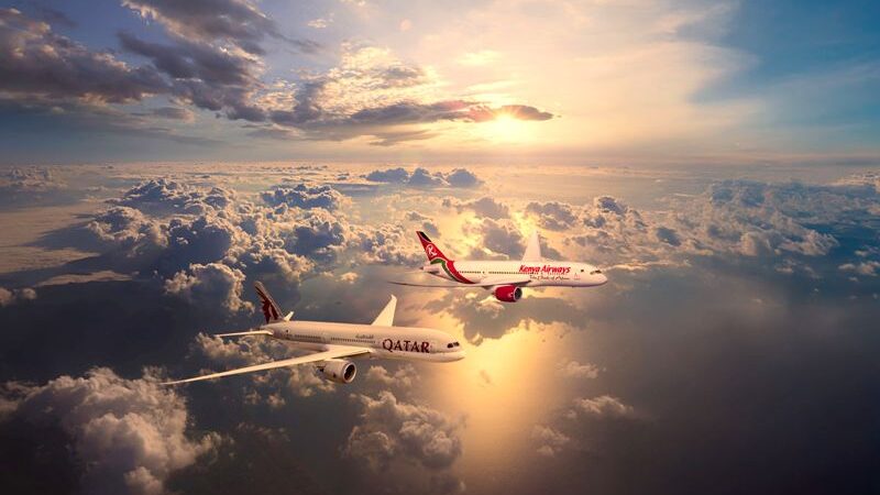 Qatar Airways, Kenya Airways Expand Partnership With Codeshare Flights To 19 Destinations