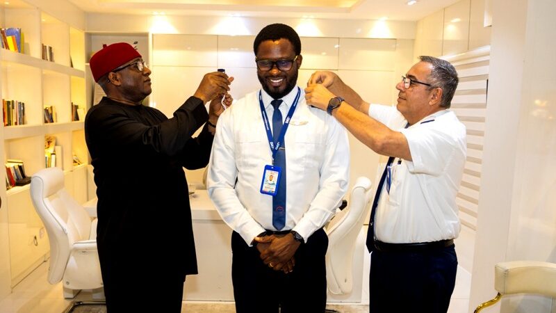 Air Peace Ascends Senior First Officer Ayegba To Captain Position On E2 Fleet