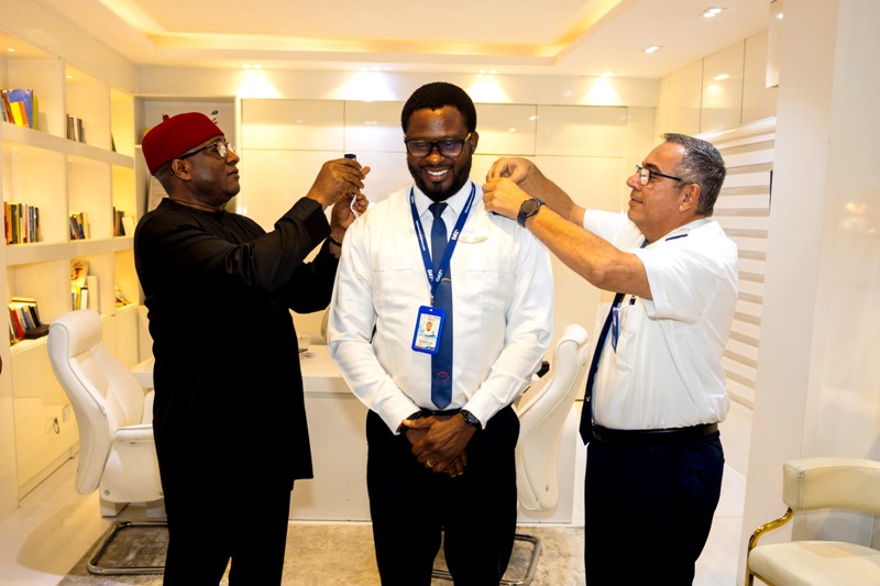 Air Peace Ascends Senior First Officer Ayegba To Captain Position On E2 Fleet