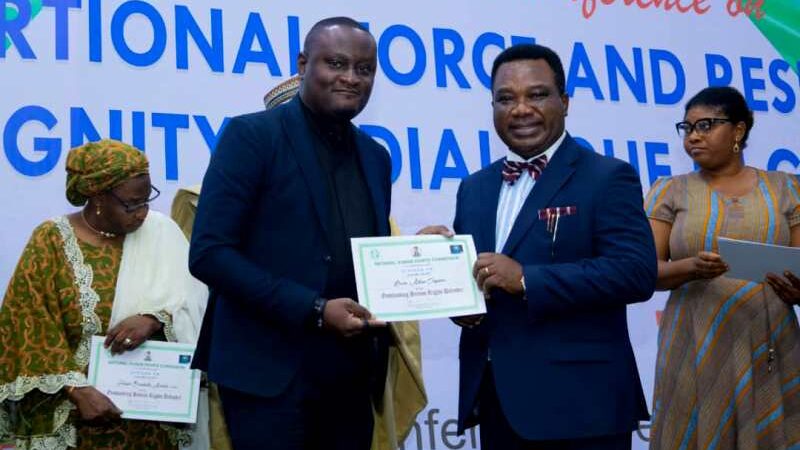 Onyema Unveiled As Distinguished Human Rights Defender At NHRC 30th Anniversary Gala