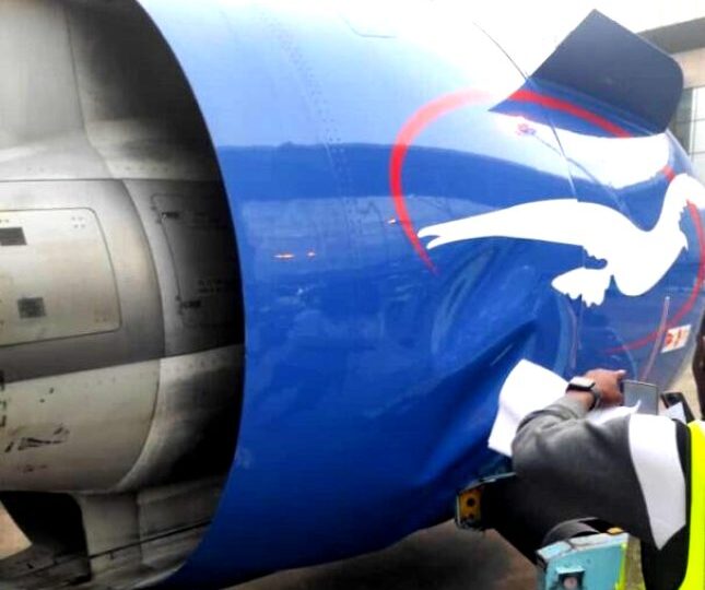 Ground Handling Equipment Damages Air Peace New Aircraft, Disrupts Multiple Flights