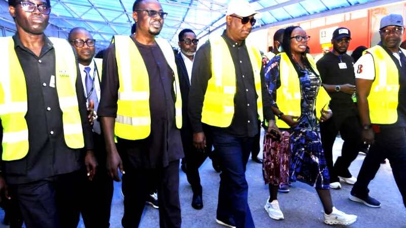 PHOTOS From Minister Keyamo’s Inspection Of Lagos Airport Fire Site