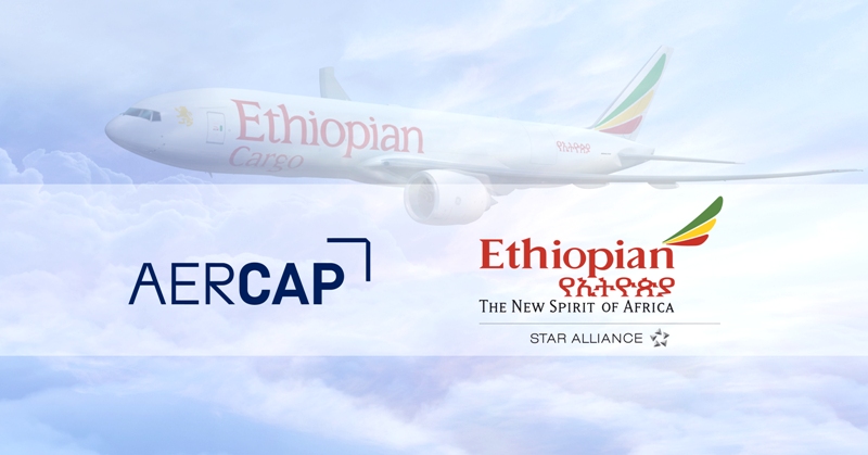 Ethiopian Airlines Signs Lease Agreements With AerCap For B777-300ERSF Converted Freighters