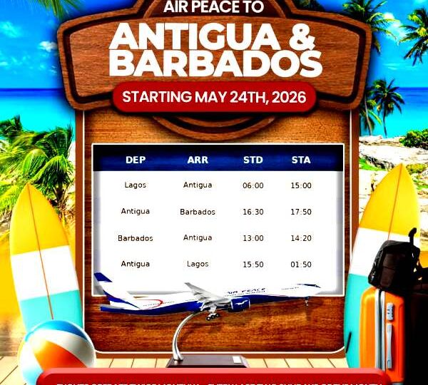 Air Peace Resumes Direct Non-Stop Flights to the Caribbean, May 2026
