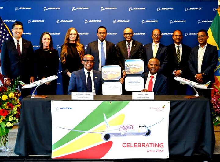 Ethiopian Airlines Converts Options Of Six B787 Dreamliner Airplanes Into Firm Orders