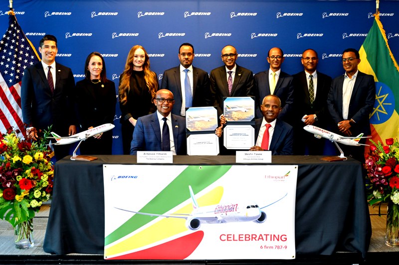 Ethiopian Airlines Converts Options Of Six B787 Dreamliner Airplanes Into Firm Orders