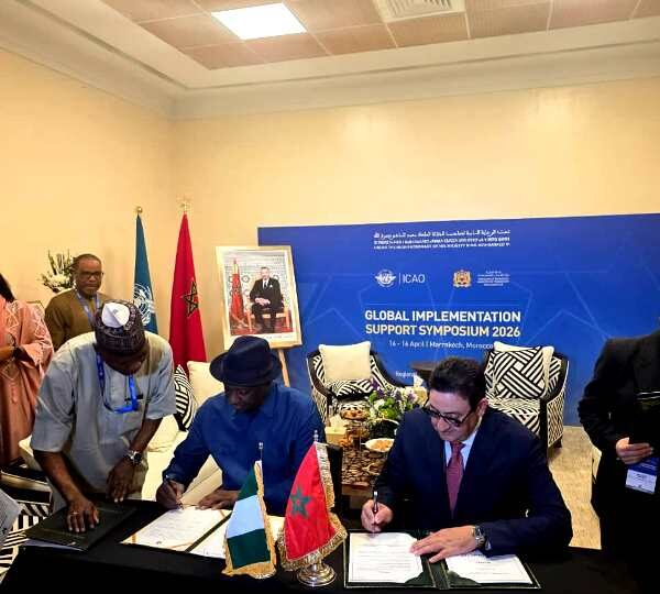 Nigeria’s Aviation Minister Signs Reviewed Nigeria- Morocco BASA Agreement At GISS