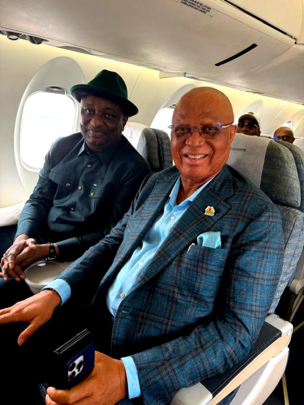 Aviation Minister Joins Akwa Ibom Governor For Maiden Uyo-Ghana Flight
