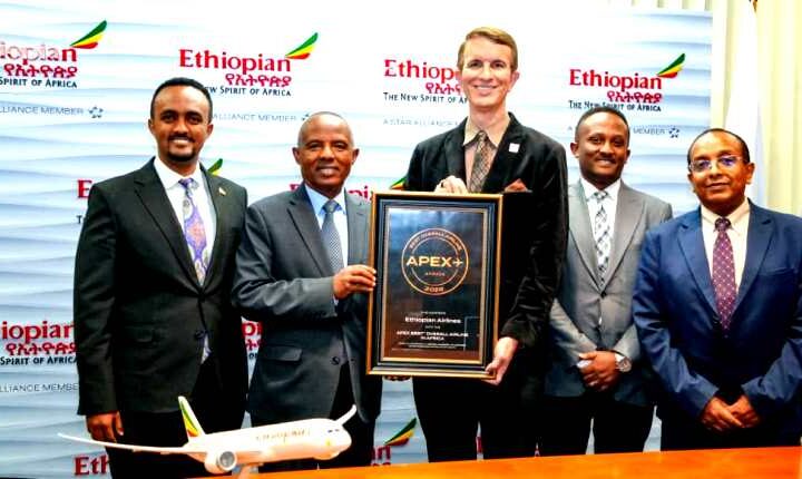 Ethiopian Airlines Receives Best Airline In Africa 2026 APEX Passenger Choice Award