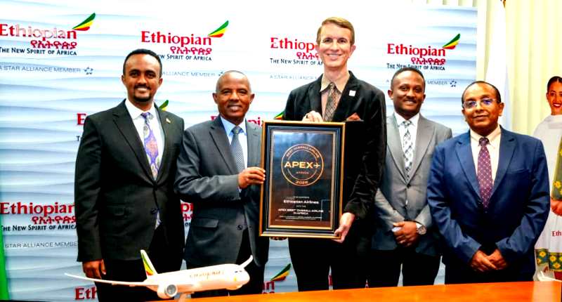Ethiopian Airlines Receives Best Airline In Africa 2026 APEX Passenger Choice Award
