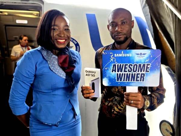 United Nigeria Airlines Surprises Passengers With Latest Samsung Phones