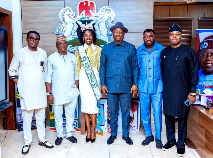 Aviation Minister Receives In Audience, Miss World Nigeria, Emphasizes Aviation, Tourism’s Importance