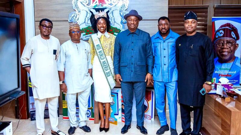 Aviation Minister Receives In Audience, Miss World Nigeria, Emphasizes Aviation, Tourism’s Importance