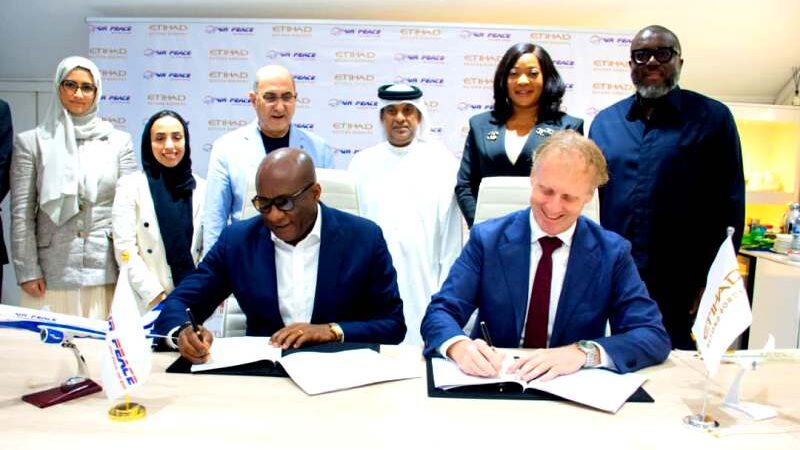 Air Peace, Etihad Airways Sign Interline Agreement To Expand Connectivity Across  West Africa